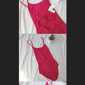 Wilfred bodysuit in size small bright pink!